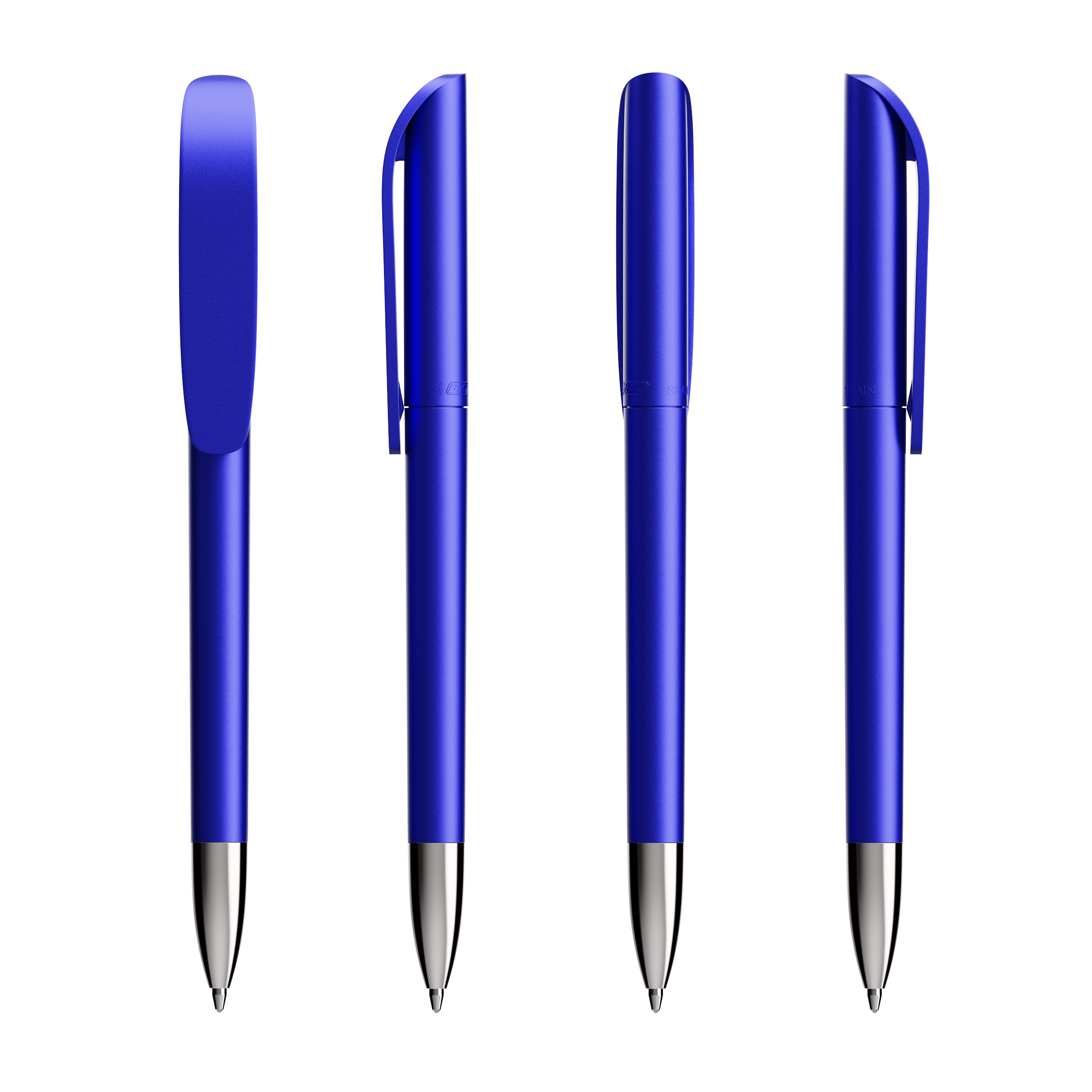 Stylo publicitaire BIC® Super Clip Glacé Advance Glacé bleu
